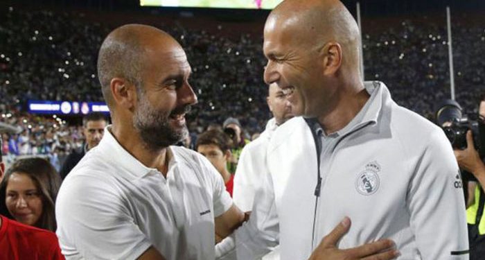 জিদানের চোখে বিশ্বসেরা কোচ গার্দিওলা