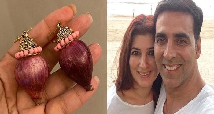 স্ত্রীকে পেঁয়াজের দুল উপহার দিলেন অক্ষয়!
