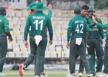 দক্ষিণ আফ্রিকাকে হারিয়ে ফের সমতা বাংলাদেশের